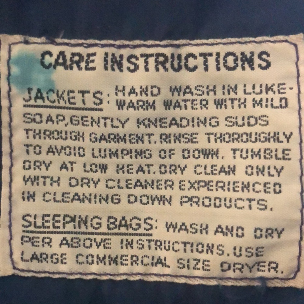 The North Face Size L vintage brown label down coat. Work condition small flaws - Picture 6 of 16